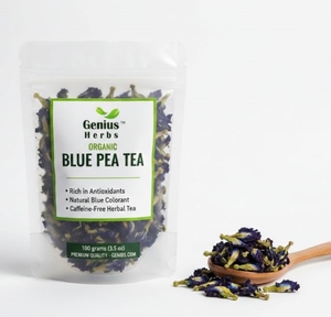 Bolsitas de Té Azul Orgánico, Infusión Herbal de Flor de Mariposa, Bebida Natural que Cambia de Color, Té Antioxidante Detox, 50 Bolsitas, Venta al por Mayor - Product Image 1