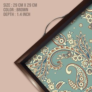 ถาดเสิร์ฟไม้ทรงสี่เหลี่ยมหูจับโลหะ ดีไซน์สวยหรู ถาดไม้มะม่วงสำหรับเสิร์ฟและตกแต่ง พร้อมจำหน่ายในราคาที่ดีที่สุด - Product Image 5