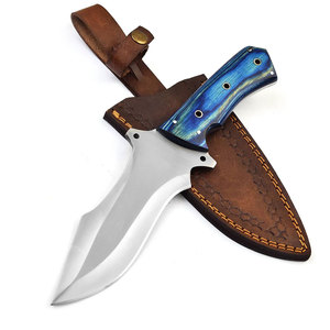 Nuevo Cuchillo Bowie MORTAL SAGA de Acero de Damasco de Alta Calidad, Diseño Compacto y Duradero, para Camping, Bushcraft y Caza, en Varios Colores - Product Image 4