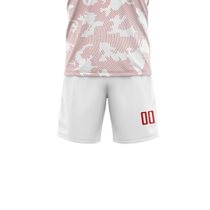 Conjunto de Camiseta y Pantalones Cortos de Fútbol con Logotipo Personalizado OEM Altamente Recomendado, Ropa de Equipo con Técnica de Sublimación, 100% Poliéster de Secado Rápido - Product Image 5