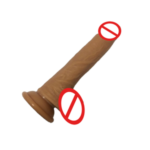 Dildo realista suave negro de silicona líquida, tapón anal impermeable con ventosa, juguete sexual manual para adultos, venta al por mayor - Product Image 3