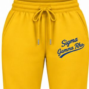 Pantalones Deportivos de Felpa Personalizados SGRHO para Mujer, Pantalones Deportivos Casuales de la Hermandad Griega Sigma Gamma Rho, Venta al Por Mayor - Product Image 3
