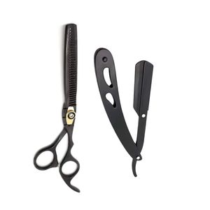 Professional Japanese Steel Texturizing Blending <b>Shears</b> Thick Hair Home Haircutting Kit Styling Comb Gold-Plated Hair Salon - Product Image 3