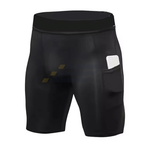 Pantalones Cortos de Compresión para Entrenamiento de Artes Marciales para Hombre, de Alta Calidad, Transpirables, de Secado Rápido, Cintura Elástica Informal, Diseño Sólido - Product Image 4