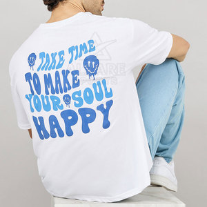 Vente directe d'usine, t-shirts imprimés pour hommes, légers, surdimensionnés, t-shirts imprimés pour hommes - Product Image 4