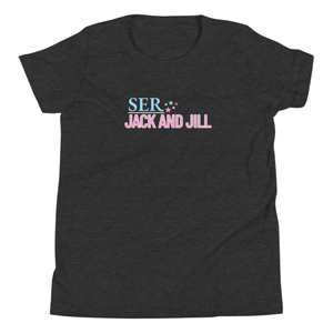 T-shirt à manches courtes pour jeunes, couleur anthracite, doux, confortable, décontracté, à porter tous les jours, léger, mode enfant, pour garçons et filles - Product Image 1