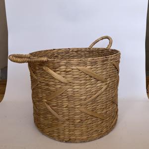 Panier de rangement en jonc de mer tressé à la main Nhat Minh, style bohème, écologique, couleur personnalisable, capacité de charge 5-10 kg - Product Image 1