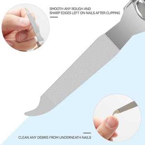 Outil professionnel de coupe d'ongles de style salon, coupe-ongles en métal robuste avec poignée confortable - Product Image 3