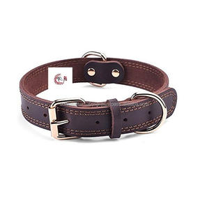Collar de piel auténtica para perro, de alta calidad, fabricante al por mayor, Internacional - Product Image 1