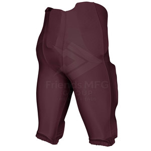 Professional Grade American Football <b>Padded</b> <b>Pant</b> Breathable Comfort 100% Polyester Quick Dry Moisture-Wicking for Sports - Product Image 2