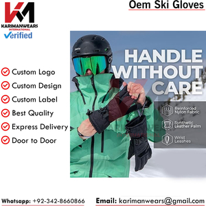 Gants en cuir sur mesure |   Équipement de marque au look minimaliste et discret de luxe |   Prix de gros d'usine - Product Image 4