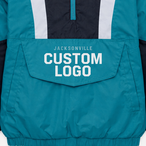 Custom Color Block Windbreaker <b>Jacket</b> Hooded <b>Pullover</b> Waterproof Casual Sportswear for <b>Men</b> OEM - Product Image 3