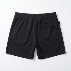 Shorts de randonnée légers pour hommes, avec cordon de serrage, respirants, séchage rapide, écologiques, polyester/coton, vêtements de sport - Product Image 2