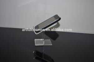 Customizable Acrylic <b>Mobile</b> <b>Phone</b> <b>Stand</b> with Modern Flat Design and Height Adjustment for Desktop Convenience - Product Image 3