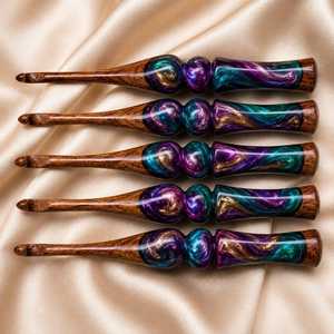 Belladec High-quality Lightweight Resin Eco-Friendly Durable Custom <b>Crochet</b> <b>Hooks</b> for Hand Knitting Classic Design - Product Image 6