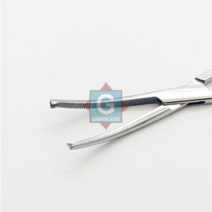 Pinzas Kocher Curvas 1X2 Dientes, Instrumentos Quirúrgicos Manuales Certificados por MOL para Uso en Cirugía General - Product Image 3