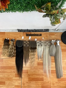 Extensions de cheveux de qualité supérieure, ondulées profondes, avec dentelle frontale et trame de peau, 100% cheveux humains vierges Remy du Vietnam - Product Image 3