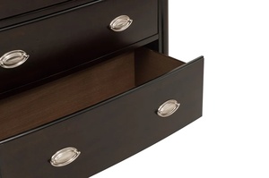 Commode Kania en bois d'acajou de haute qualité, couleur brun foncé, avec 7 tiroirs, pour usage intérieur - Product Image 4