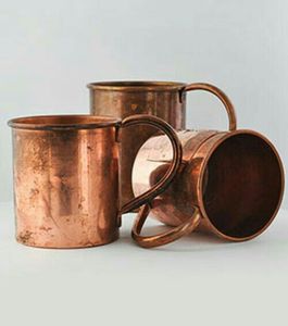 Tazas Premium de Cobre para Moscow Mule, Hechas a Mano, Vasos para Beber, Utensilios de Bar para Cocina, Set de Regalo para Cócteles, Acabado Pulido - Product Image 2