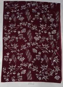VELVET ALL OVER SWAROVSKI AND MIRROR WORK <b>SHAWL</b> OR <b>SCARF</b> - Product Image 3