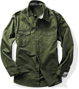 Chemises chaudes en polaire à manches longues pour hommes, à carreaux, avec col à revers et boutons, collection automne-hiver, vente en gros, hauts décontractés et tendance pour hommes - Product Image 1