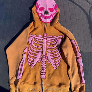 Sudadera con Capucha Premium con Pedrería, Sudadera Oversize con Cristales Brillantes, Estilo Urbano Personalizado para Hombre y Mujer - Product Image 1