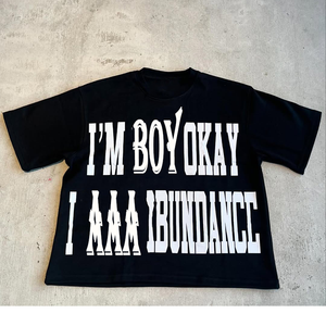 เสื้อยืดคอตตอนหนาน้ำหนักมากสำหรับผู้ชาย คอกลม ทรงโอเวอร์ไซส์ ทรงบ็อกซี่ ผลิตโดยผู้ผลิตเสื้อยืดกราฟิกแบบครอป - Product Image 5