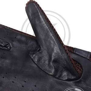 Gants de conduite en cuir pour hommes, gants de mode en cuir, 100% cuir véritable - Product Image 6