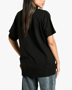 Camiseta de Cuello Redondo para Mujer, 100% Algodón, Apliques, Suave, Ecológica, Ligera, de Secado Rápido, Personalizable, Manga Corta, Top Informal de Verano - Product Image 3