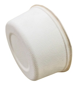 Tazón de Ensalada Cilíndrico de Papel Kraft Marrón con Tapa de PET, Caja Autoformable Desechable Ecológica para Refrigerios - Product Image 4