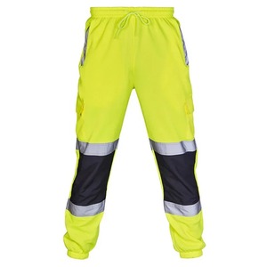 Pantalons de travail légers à haute visibilité pour hommes, pantalons décontractés avec poches - Product Image 5