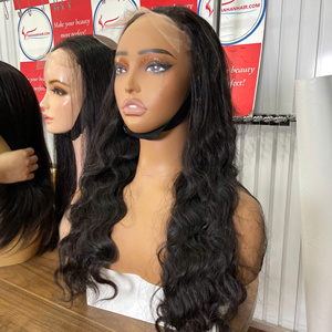 Produit phare : Perruque en cheveux humains Super Double Drawn, couleur naturelle, cheveux de luxe, précommande - Product Image 4