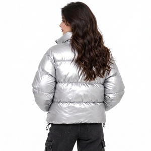 Elegant <b>padded</b> <b>coats</b> for cold <b>winter</b> days <b>Women</b> puffer jackets combine cozy insulation with a fashionable look <b>Women</b> puffer - Product Image 2