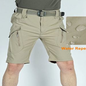 Quick Drying Tactical Shorts Men Summer <b>Waterproof</b> Wear-Resistant Multiple Pockets Breathable Thin Hunting <b>Cargo</b> <b>Pants</b> Mid - Product Image 5