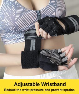 Oem Customized Neoprene Weightlifting Gloves Built For Gym Training With Padded Palms, <b>Grip</b> <b>Control</b>, And Adjustable Wrist Wraps - Product Image 5