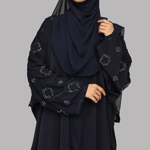 Open Front <b>Islamic</b> Traditional Muslim Abaya <b>Clothing</b> for Women Wear Customize logo Packaging Long Sleeves Anti-Wrinkle - Product Image 3