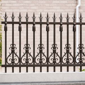 Barrière décorative moderne en aluminium avec pointe de sécurité, finition résistante à la rouille, pour balcon de villa, escalier, extérieur, conception de sécurité - Product Image 3
