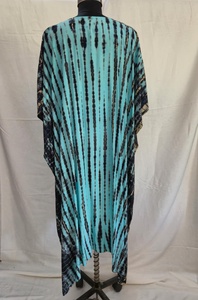 Caftán Maxi Oversize Tie Dye para Mujer, Vestido Holgado para Resort con Silueta Fluida y Cómodo Caftán de Playa - Product Image 3
