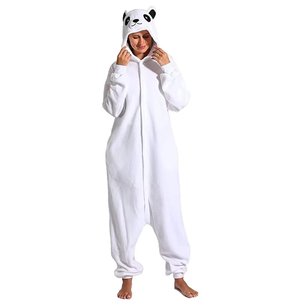 Combinaison de nuit pour femme en polaire imprimée de qualité supérieure, grande taille, à capuche, respirante, de haute qualité - Product Image 1