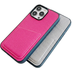 Proveedor Mayorista de Fundas para Teléfono con Tarjetero de Cuero Granulado Premium - Product Image 1