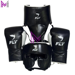 Ensemble de boxe personnalisable pour l'entraînement en arts martiaux et en salle de sport, fabriqué en cuir véritable durable MI-FBGS-02 - Product Image 1