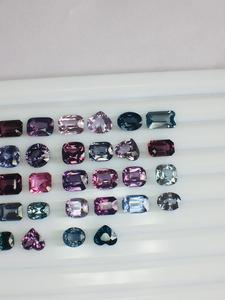 Piedras Preciosas Naturales de Espinela Multicolor Certificadas por IGI de Calidad AAA, Origen Ceilán, 50 Quilates, 7-10 mm, Corte Mixto para Joyería, Precio Económico - Product Image 5