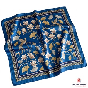 Pañuelo Cuadrado de Alta Calidad con Impresión Digital, Tela Ligera, Accesorios de Moda de Marca, Suministro al por Mayor, Fabricante OEM ODM - Product Image 2