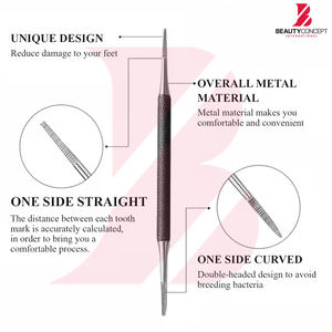 Juego de Limpiadores de Cutículas de Doble Punta de Acero Inoxidable, Herramienta de Precisión para Eliminar Piel Muerta para Manicura y Pedicura - Product Image 3