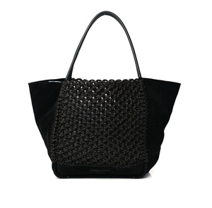 Bolsos de Mano de Macramé Personalizados en Color Negro, Productos Nuevos 2023, Ligeros, para Estudiantes, Compras - Product Image 1