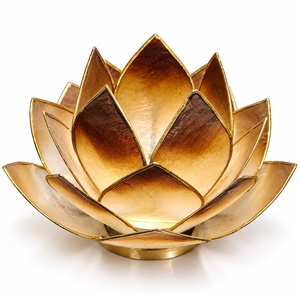 Handmade Capiz Shell <b>Candle</b> Holder Decorative Object Pearlescent Tealight Holder Home Table Decor Wholesale - Product Image 4