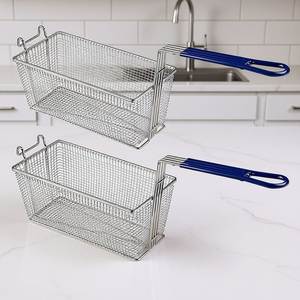 Cesta para Empanizar de Acero Inoxidable de Alta Calidad para un Flujo de Trabajo Eficiente en el Proceso de Preparación de Alimentos Fritos - Product Image 2