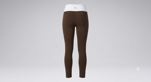 Leggings de yoga asymétriques taille haute pour femme, pantalon de sport extensible sans couture, longueur intégrale, pour fitness et Pilates - Product Image 2