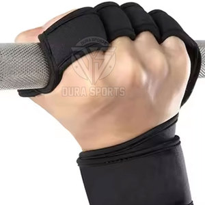 Custom Sport Workout Training Body Building Fitness Palm Fit <b>Gloves</b> <b>Weight</b> Lifting Half Finger <b>Gloves</b> For Gym - Product Image 5