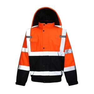 Veste de sécurité personnalisée en polyester imperméable de classe 2 pour l'extérieur, style et confort, logo personnalisé, veste de sécurité - Product Image 2